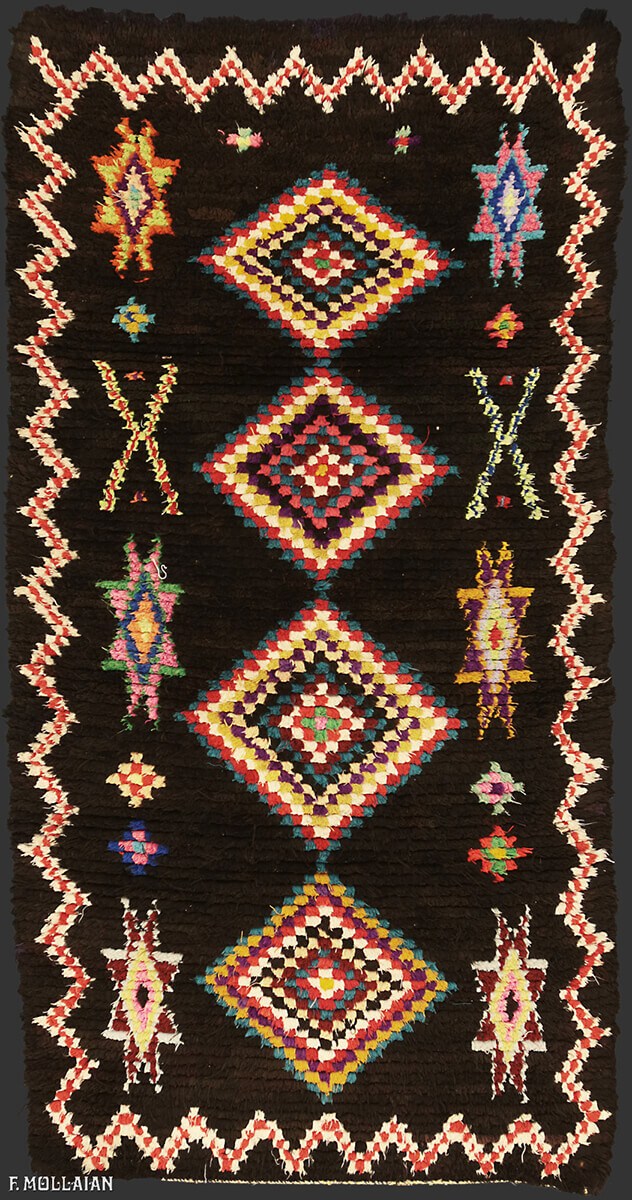 Semi-Antique Moroccan Marrakesh Rug n°:27281559